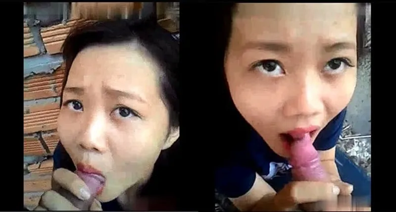 Em người yêu liếm cò ở vườn sau nhà