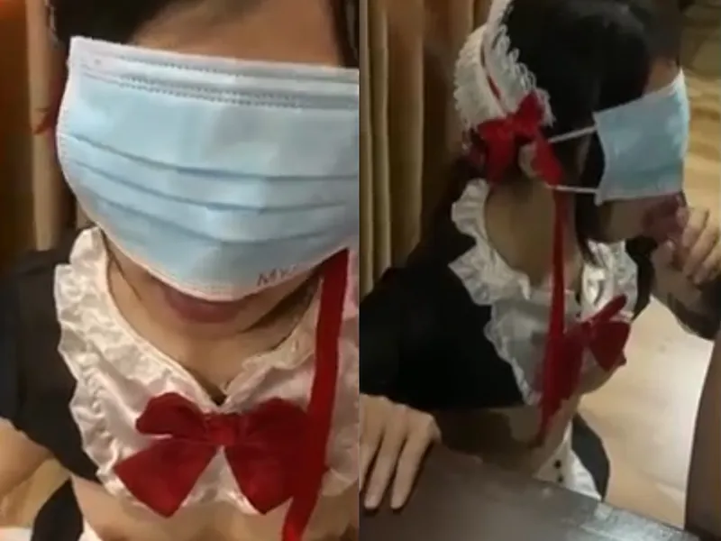 Cô bạn gái việt dâm cosplay nô lệ tình dục liếm bú con thằng nhỏ điêu luyện