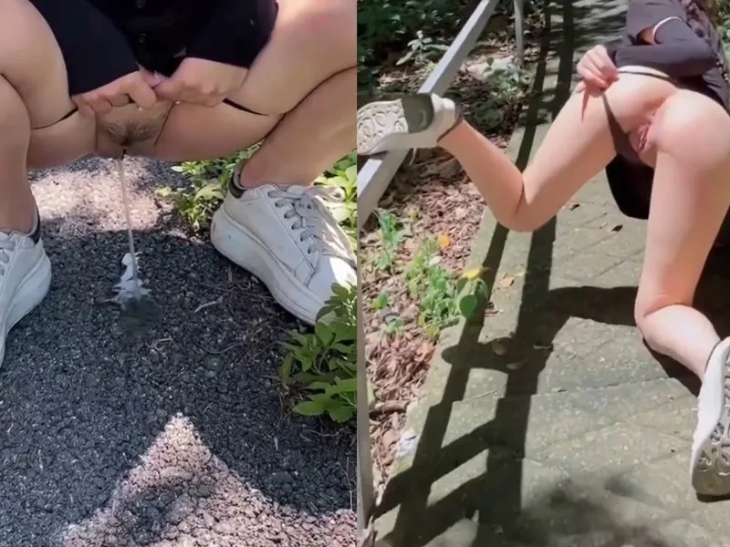 "đi ngoài" public ngoài đường cùng cô bạn gái da trắng vú bự